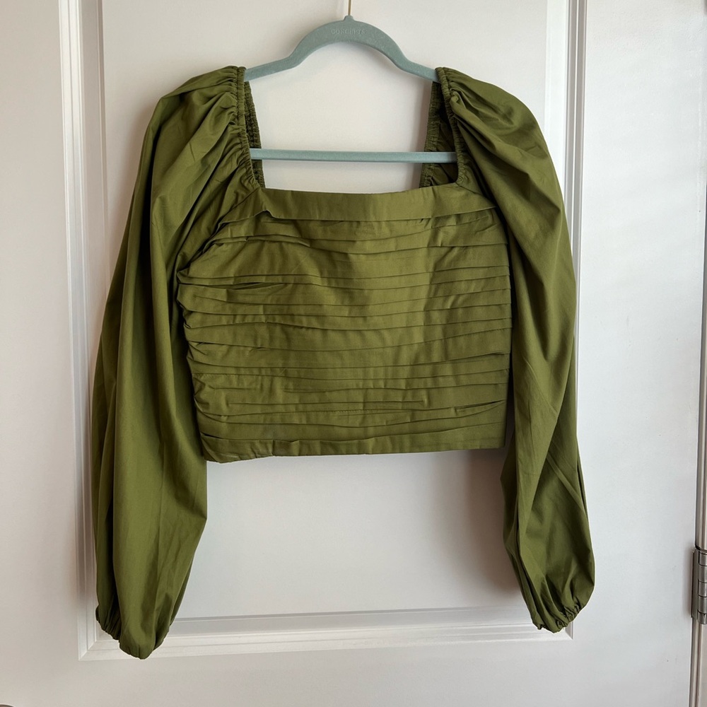 Abercrombie & Fitch ruched blouse.
